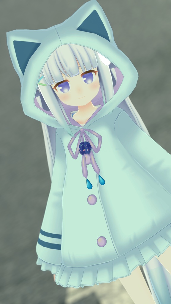 【29アバター対応】ねこレインコート【PB対応】