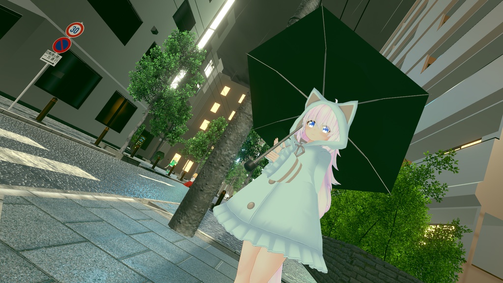 【29アバター対応】ねこレインコート【PB対応】