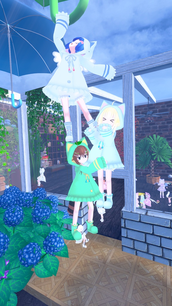 【29アバター対応】ねこレインコート【PB対応】