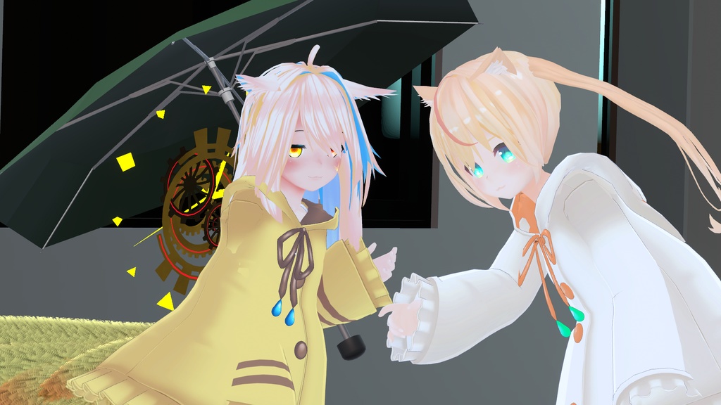 【29アバター対応】ねこレインコート【PB対応】