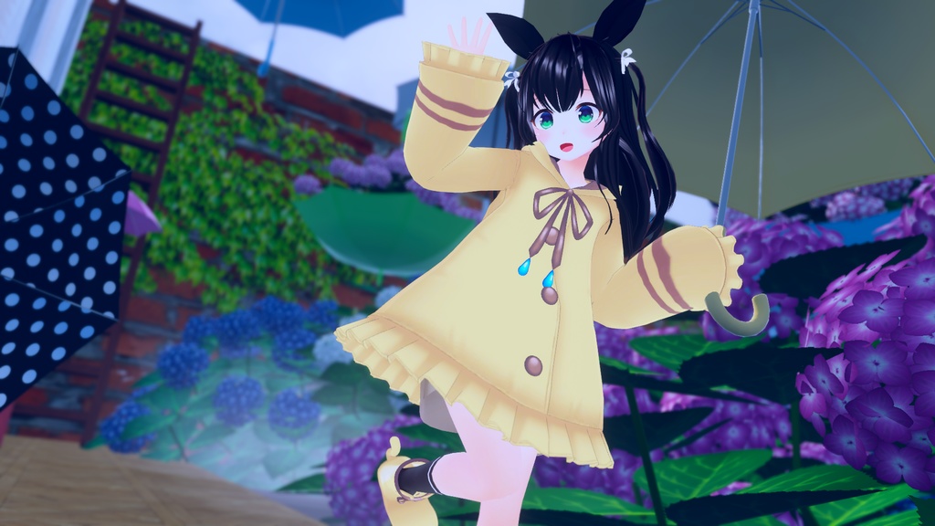 【29アバター対応】ねこレインコート【PB対応】