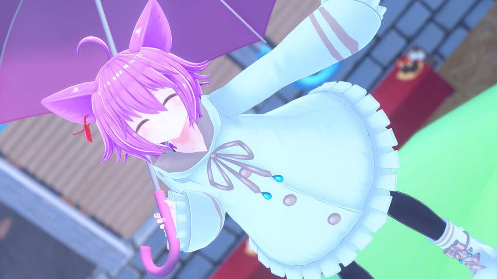 【29アバター対応】ねこレインコート【PB対応】