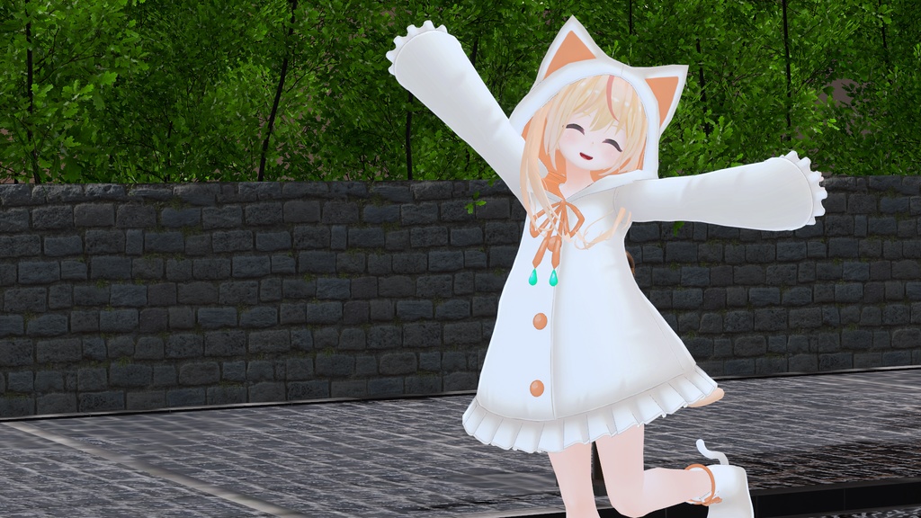 【29アバター対応】ねこレインコート【PB対応】