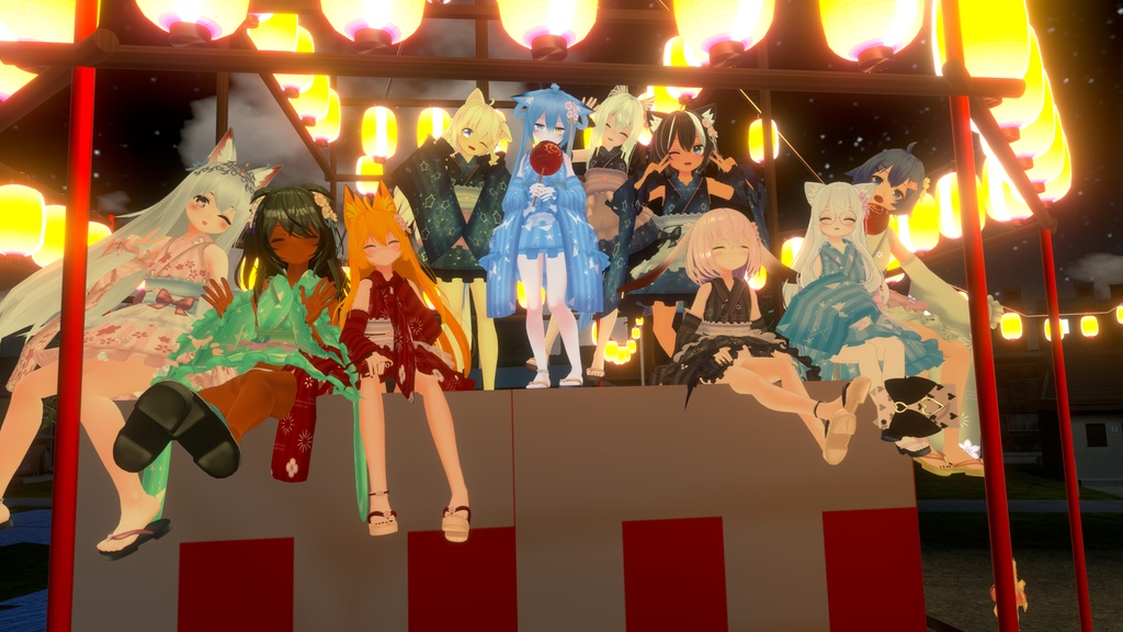 【39アバター対応】ロリータシリーズ -浴衣-【PB対応】