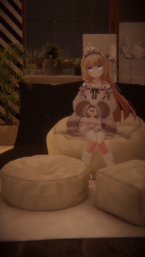 【41アバター対応】うさぎさんルームウェア【PB対応】