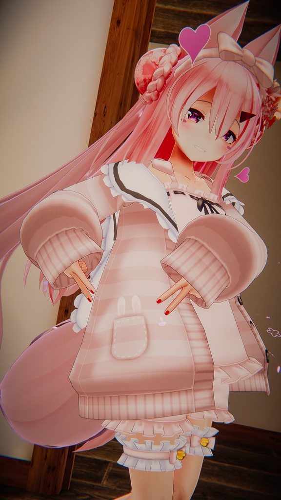 【41アバター対応】うさぎさんルームウェア【PB対応】