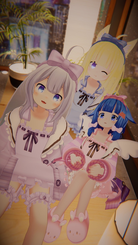 【41アバター対応】うさぎさんルームウェア【PB対応】