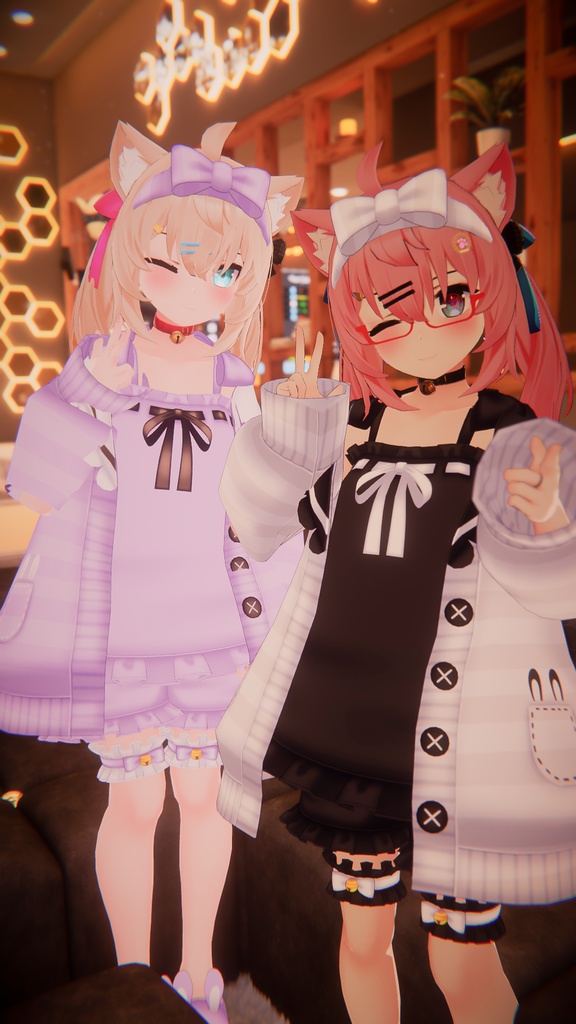 【41アバター対応】うさぎさんルームウェア【PB対応】