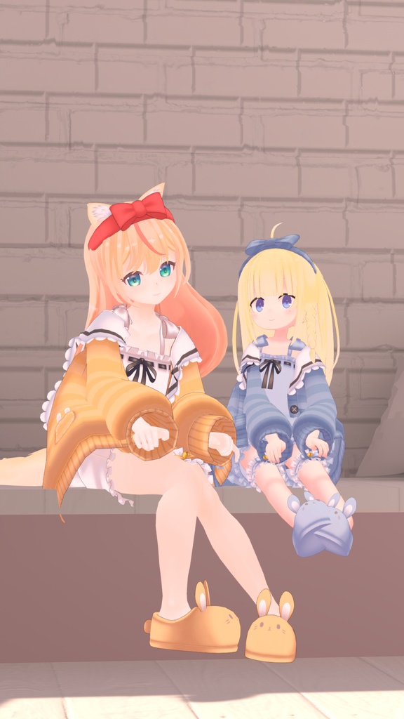 【41アバター対応】うさぎさんルームウェア【PB対応】