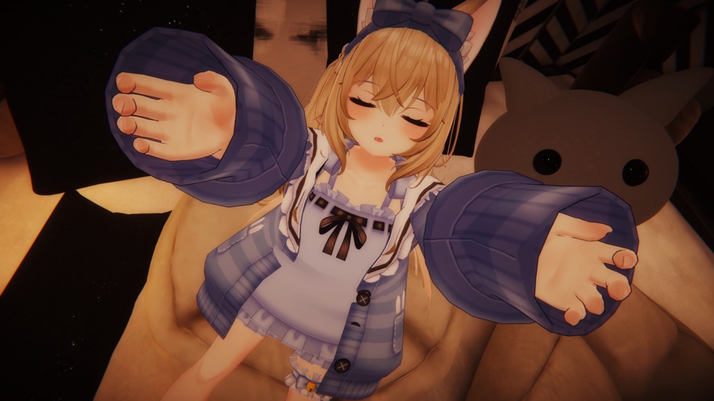 【41アバター対応】うさぎさんルームウェア【PB対応】