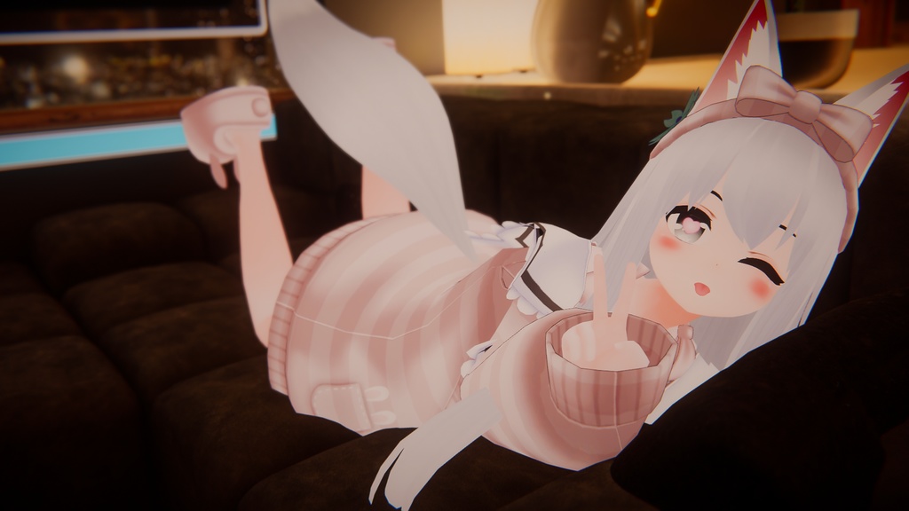 【41アバター対応】うさぎさんルームウェア【PB対応】