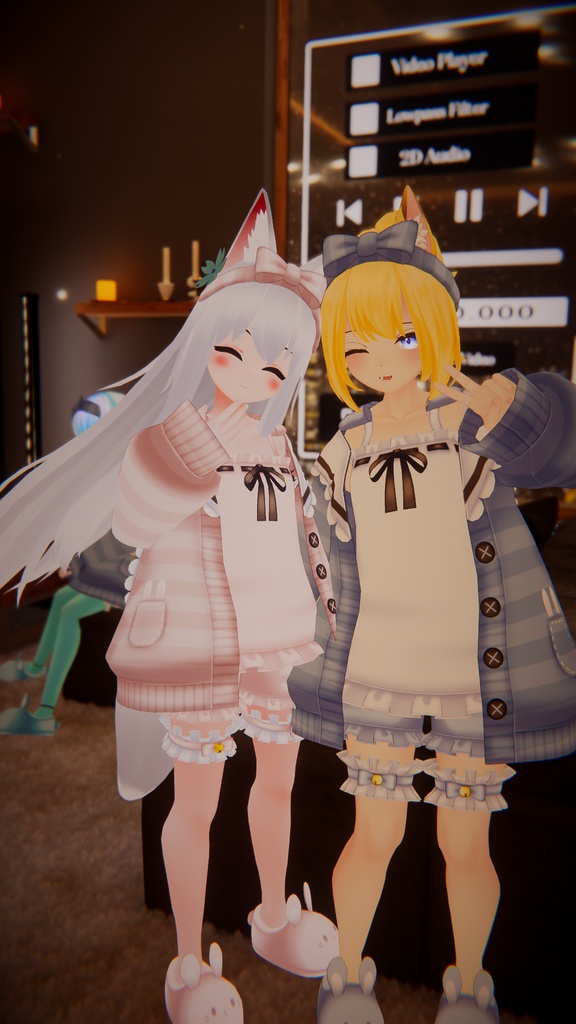 【41アバター対応】うさぎさんルームウェア【PB対応】