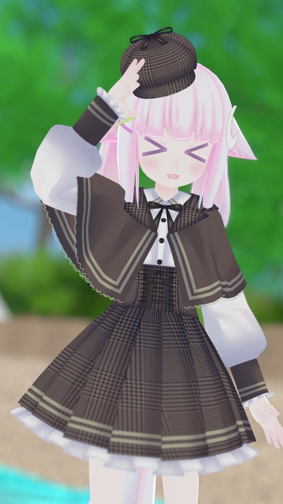 【43アバター対応】学園探偵制服-Tiny Holmes-【PB対応】