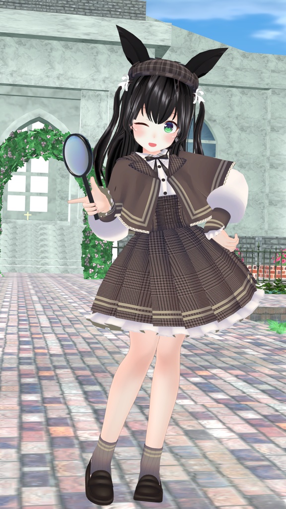 【43アバター対応】学園探偵制服-Tiny Holmes-【PB対応】