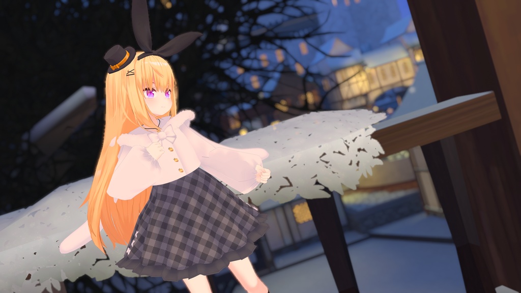 【39アバター対応】うさぎさん冬コーデ【PB対応】