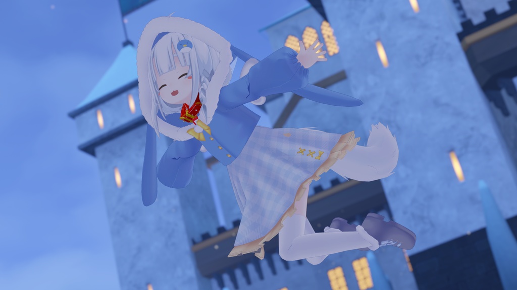 【39アバター対応】うさぎさん冬コーデ【PB対応】