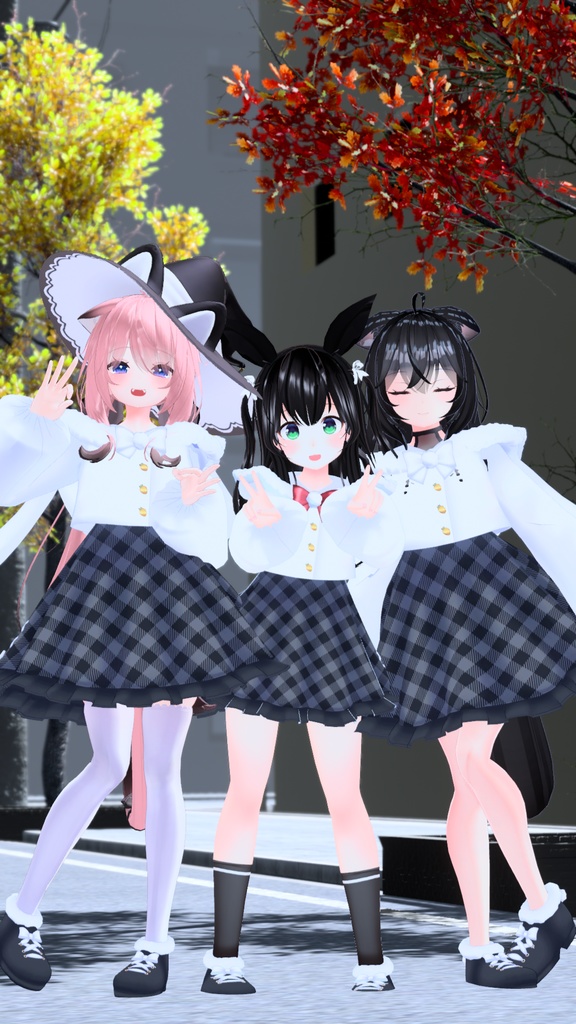 【39アバター対応】うさぎさん冬コーデ【PB対応】