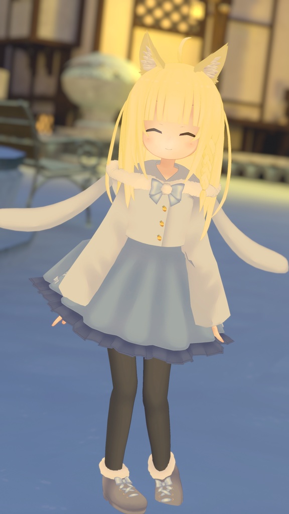 【39アバター対応】うさぎさん冬コーデ【PB対応】