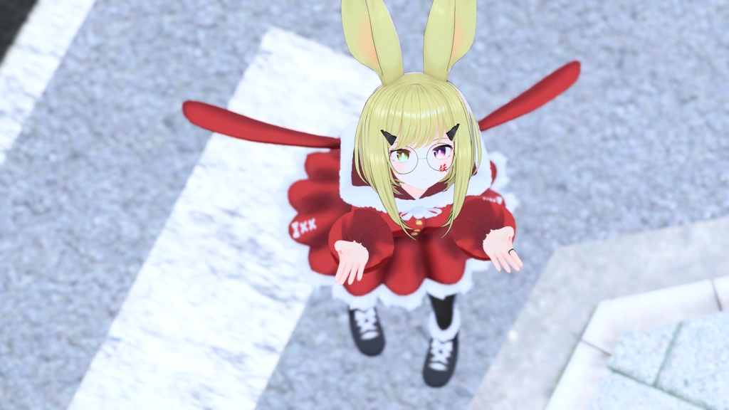 【39アバター対応】うさぎさん冬コーデ【PB対応】