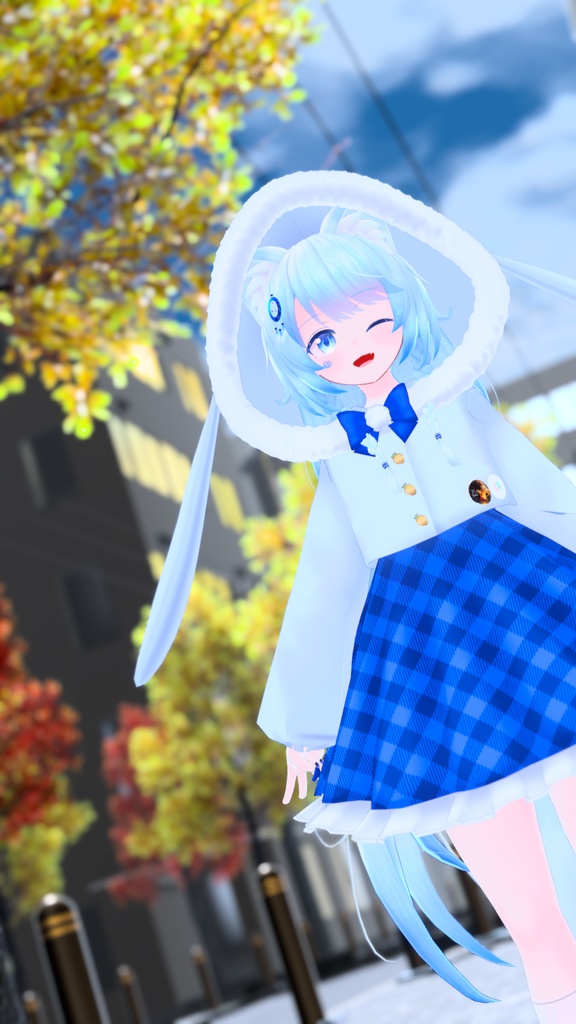 【39アバター対応】うさぎさん冬コーデ【PB対応】