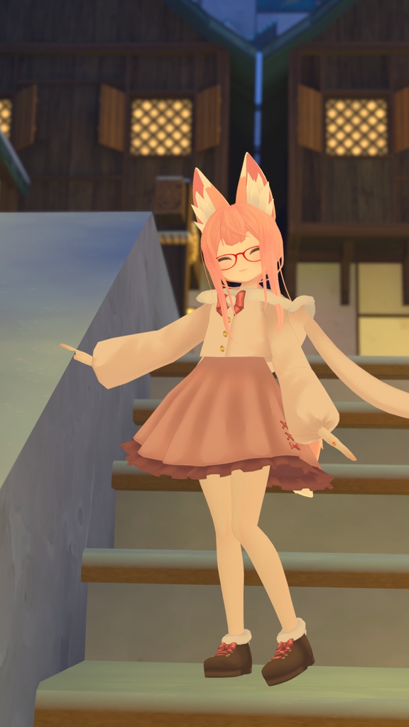 【39アバター対応】うさぎさん冬コーデ【PB対応】