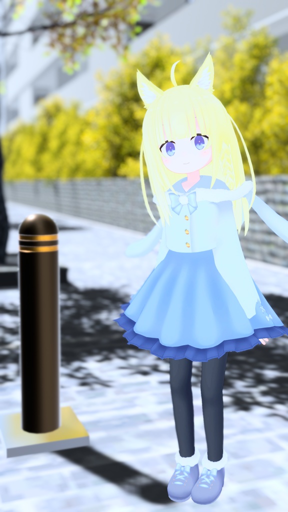 【39アバター対応】うさぎさん冬コーデ【PB対応】