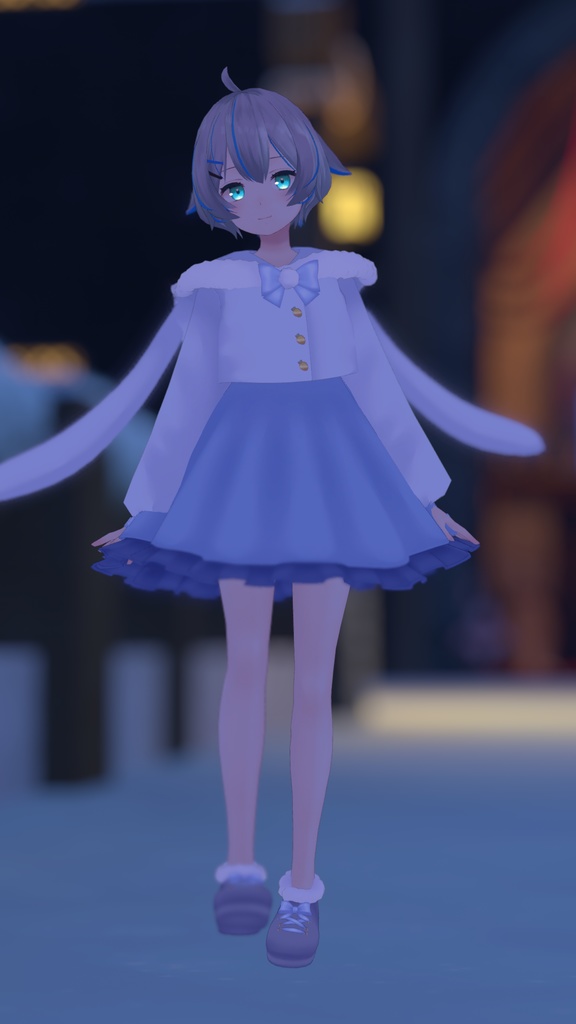 【39アバター対応】うさぎさん冬コーデ【PB対応】