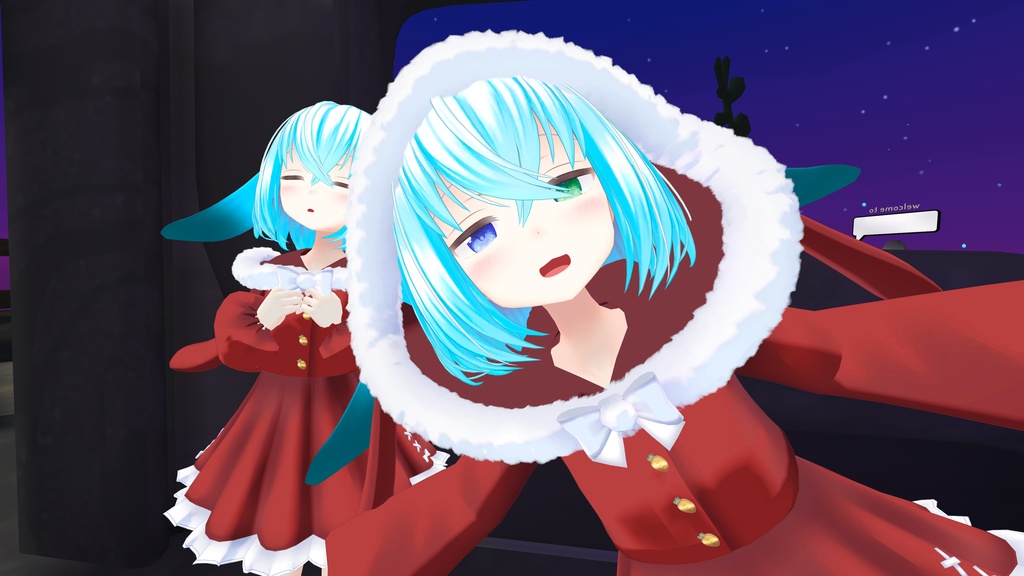 【39アバター対応】うさぎさん冬コーデ【PB対応】