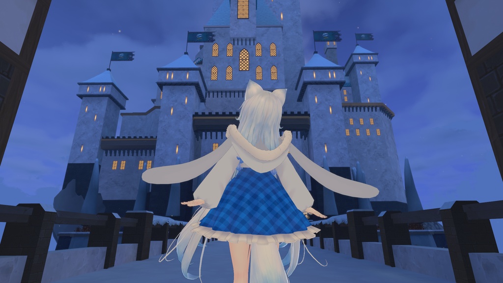 【39アバター対応】うさぎさん冬コーデ【PB対応】