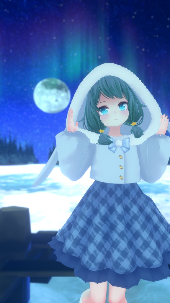 【39アバター対応】うさぎさん冬コーデ【PB対応】