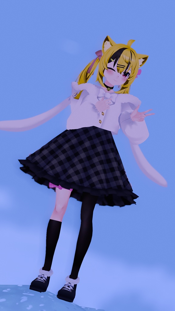 【39アバター対応】うさぎさん冬コーデ【PB対応】