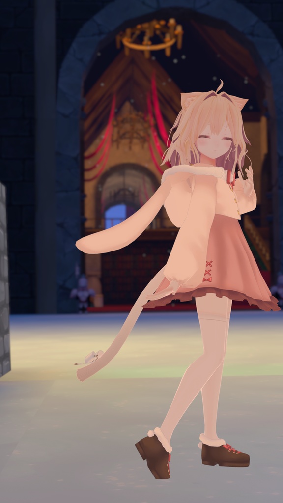 【39アバター対応】うさぎさん冬コーデ【PB対応】