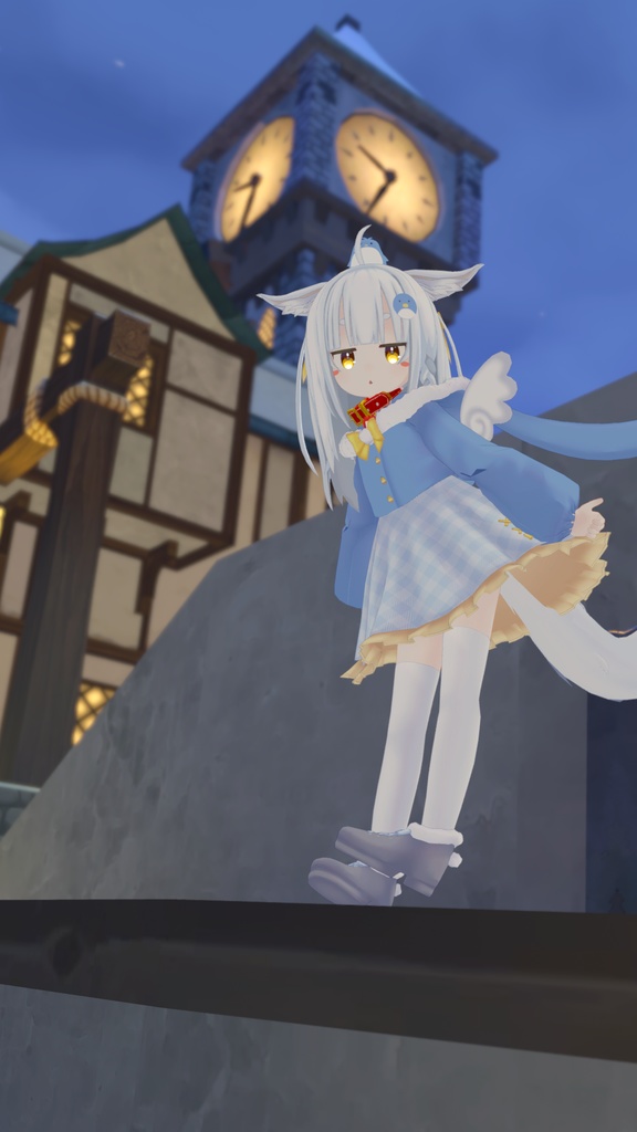 【39アバター対応】うさぎさん冬コーデ【PB対応】