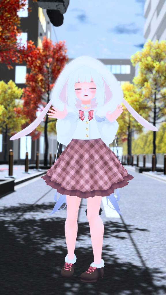 【39アバター対応】うさぎさん冬コーデ【PB対応】