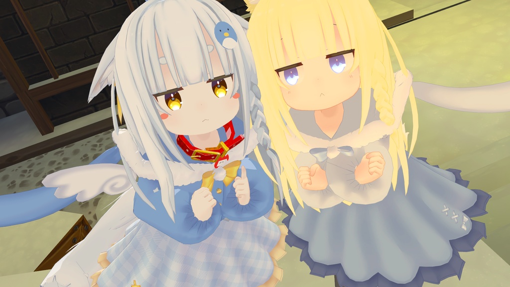 【39アバター対応】うさぎさん冬コーデ【PB対応】