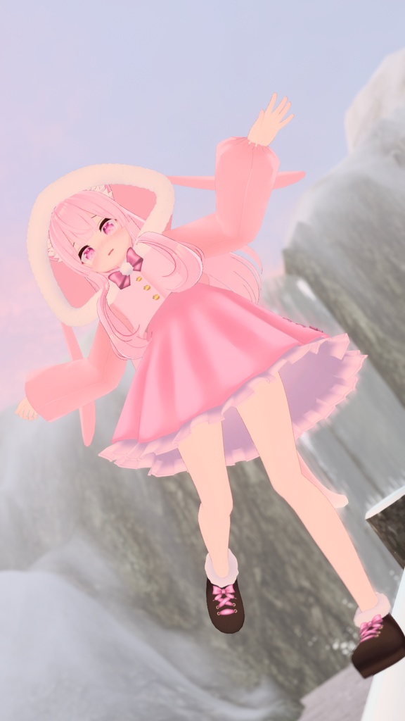 【39アバター対応】うさぎさん冬コーデ【PB対応】