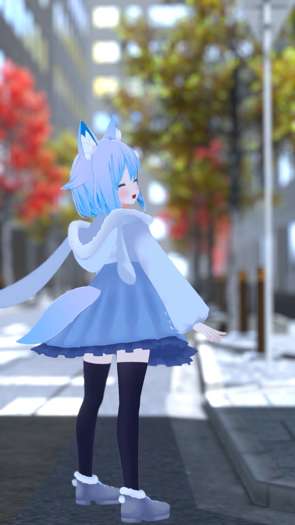 【39アバター対応】うさぎさん冬コーデ【PB対応】