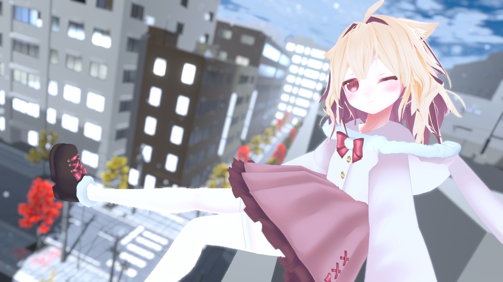 【39アバター対応】うさぎさん冬コーデ【PB対応】