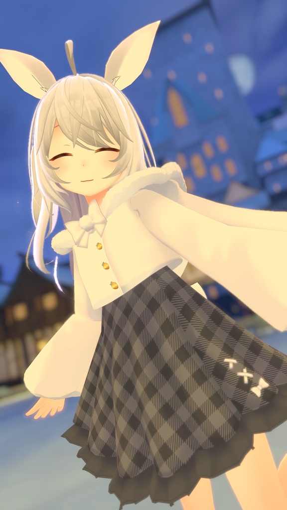 【39アバター対応】うさぎさん冬コーデ【PB対応】