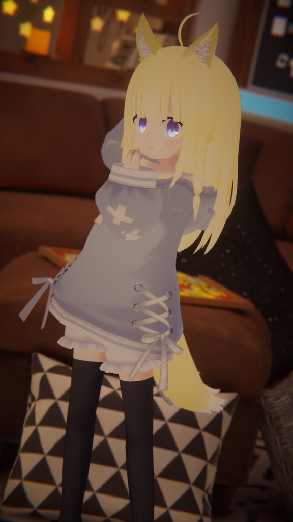 【47アバター対応】ねこねこぱーかー【アパレルコラボ中】