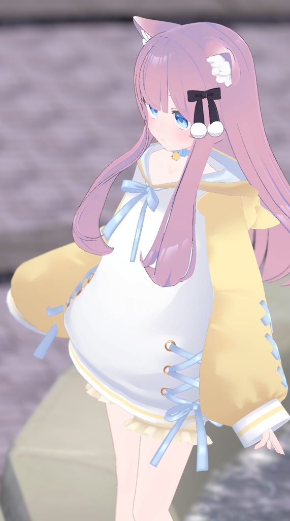 【47アバター対応】ねこねこぱーかー【アパレルコラボ中】