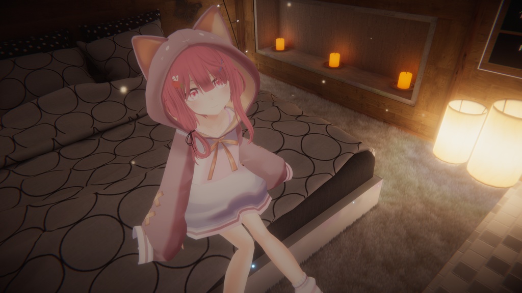 【47アバター対応】ねこねこぱーかー【アパレルコラボ中】