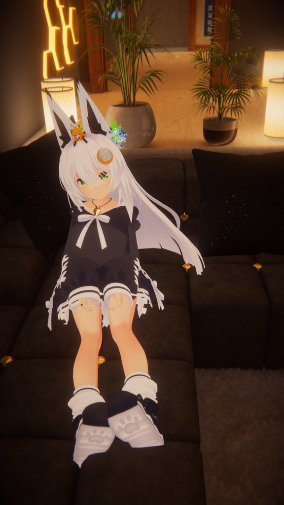 【47アバター対応】ねこねこぱーかー【アパレルコラボ中】