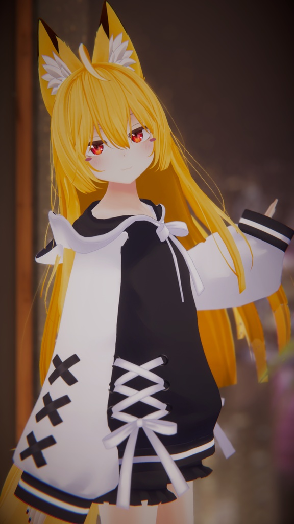 【47アバター対応】ねこねこぱーかー【アパレルコラボ中】