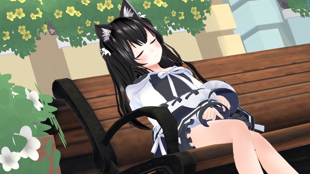 【47アバター対応】ねこねこぱーかー【アパレルコラボ中】