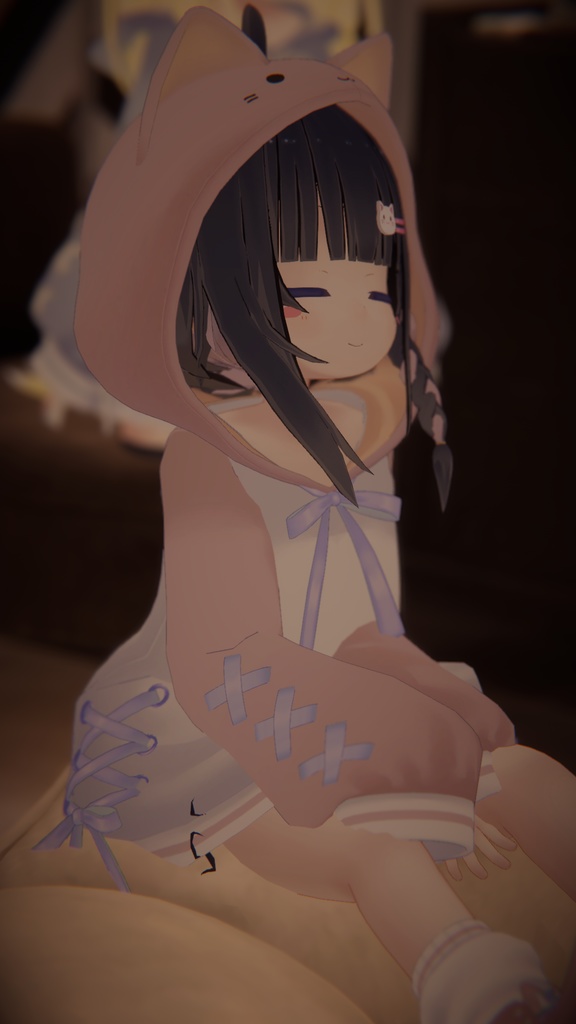 【47アバター対応】ねこねこぱーかー【アパレルコラボ中】