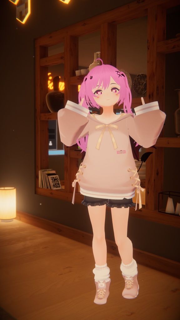 【47アバター対応】ねこねこぱーかー【アパレルコラボ中】