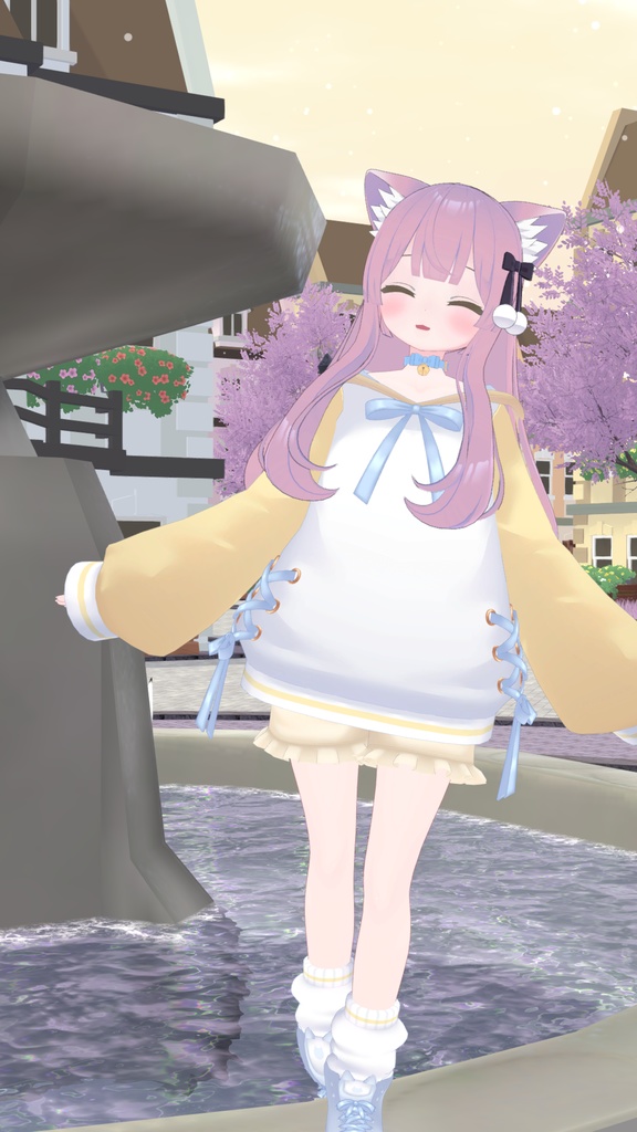 【47アバター対応】ねこねこぱーかー【アパレルコラボ中】