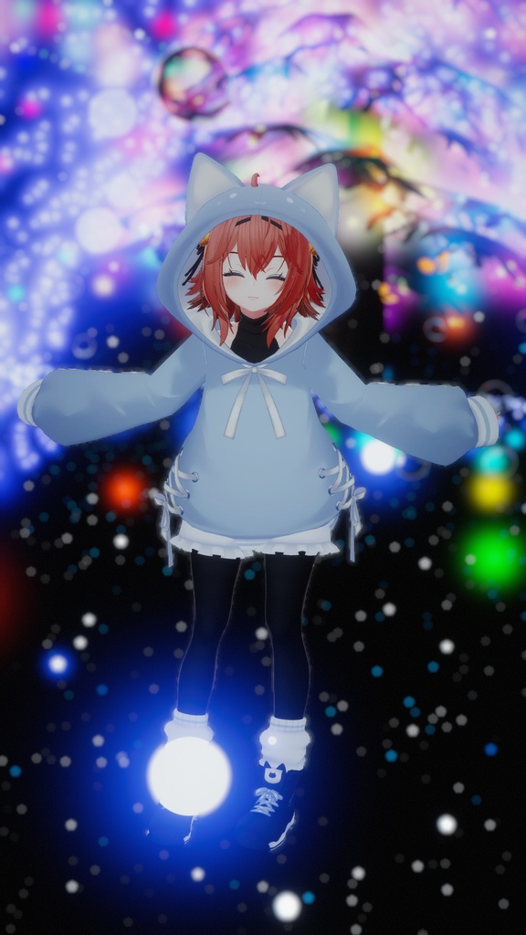 【47アバター対応】ねこねこぱーかー【アパレルコラボ中】