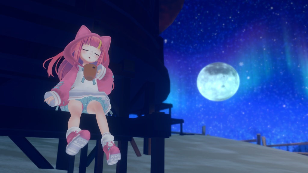 【47アバター対応】ねこねこぱーかー【アパレルコラボ中】